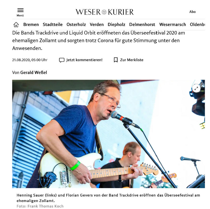 Weser Kurier Artikel